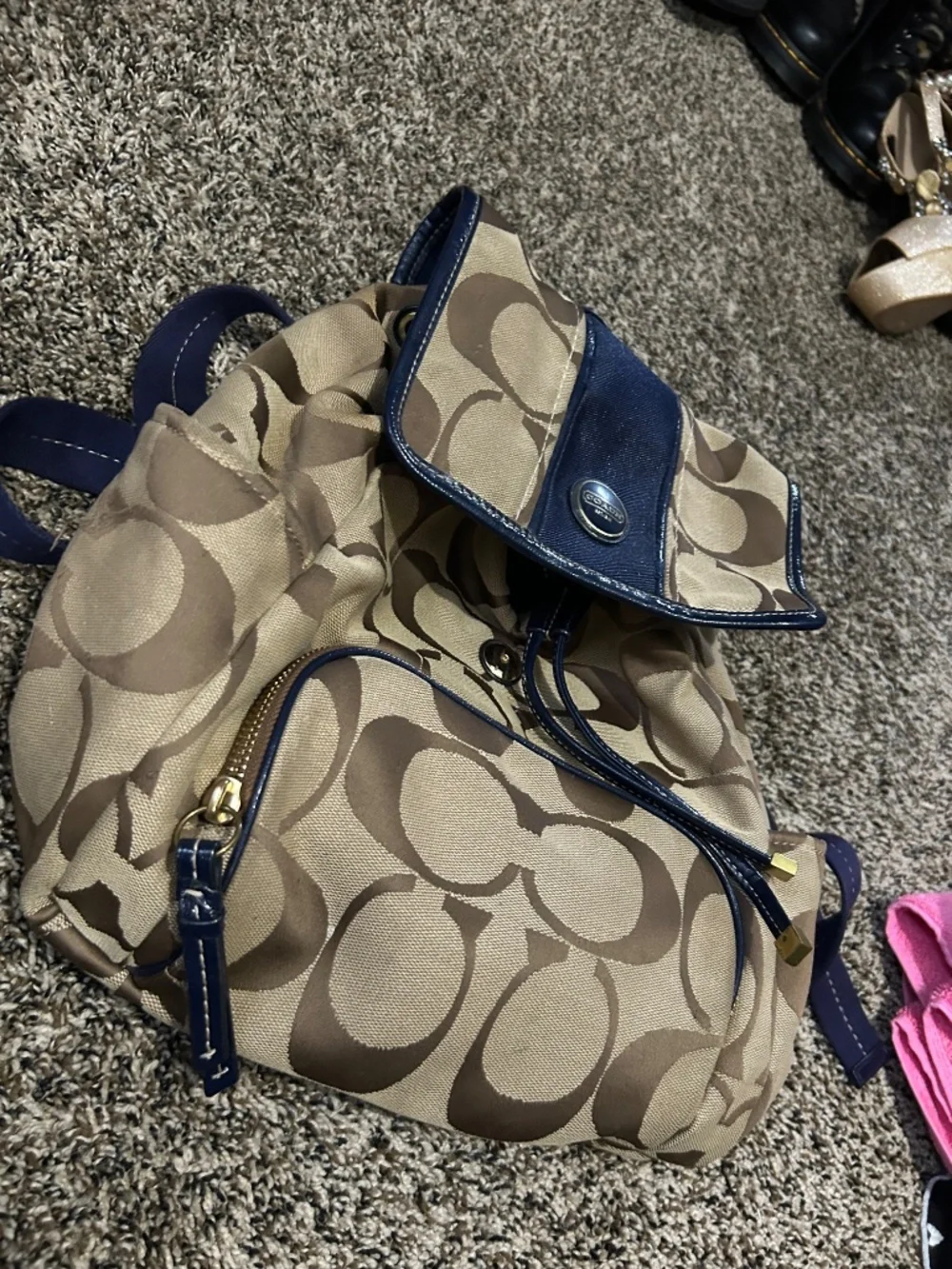 Coach Book Bag Purse - Picture 5 of 5